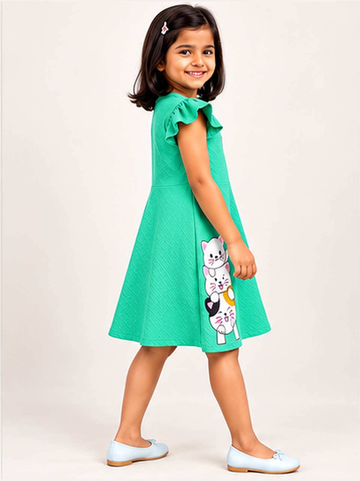 Home little shine girls frock code tq 94 2,4,6yrs 230,250,270 (1)