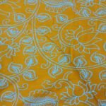 kalamkari pure cotton salwar material black shawl