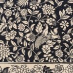 kalamkari pure cotton salwar material black top