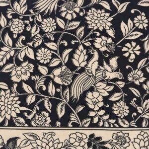 kalamkari pure cotton salwar material black top