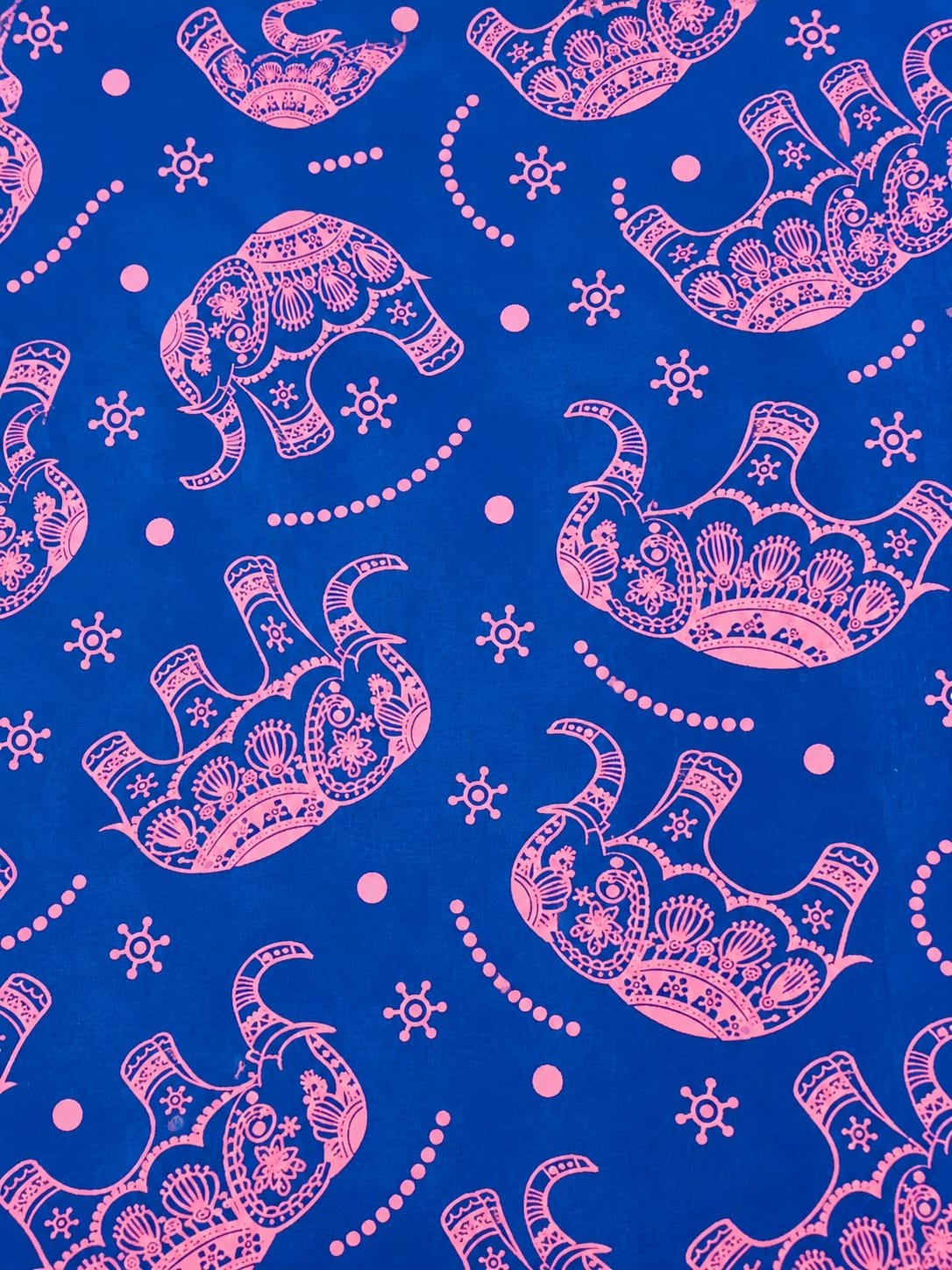 kalamkari pure cotton salwar material blue shawl