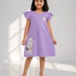 little shine girls frock code tq 94 2yrs,4yrs,6yrs 230,250,270