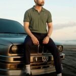 olive green tshirts pod15 vneck polo tshirts m,l,xl,xxl